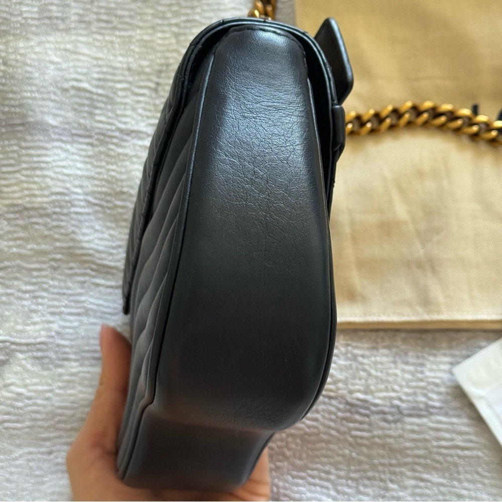 Louis Vuitton Wave Black Quilted Shoulder/Crossbody Bag, Authentic - Picture 12 of 16